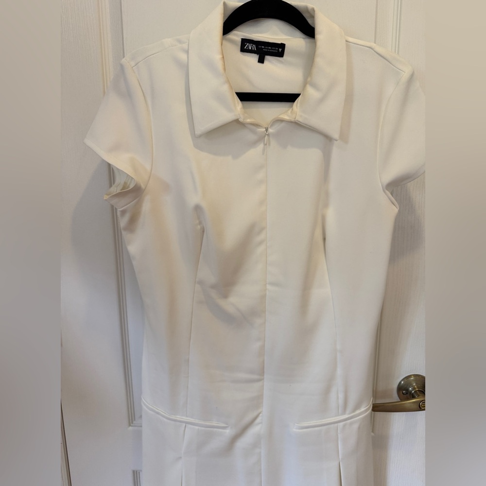 Zara Ivory Short Sleeve Blouse - Picture 4 of 6